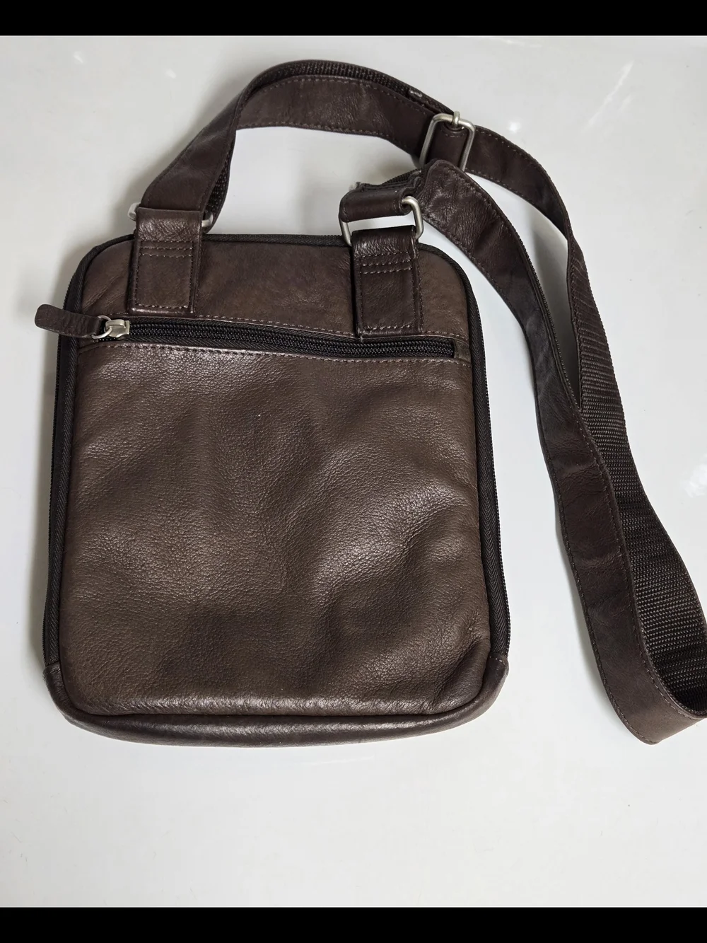 Duck's Unlimited Leather Crossbody Bag